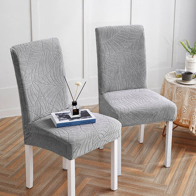 Vízálló Székhuzat Leaf Világosszürke