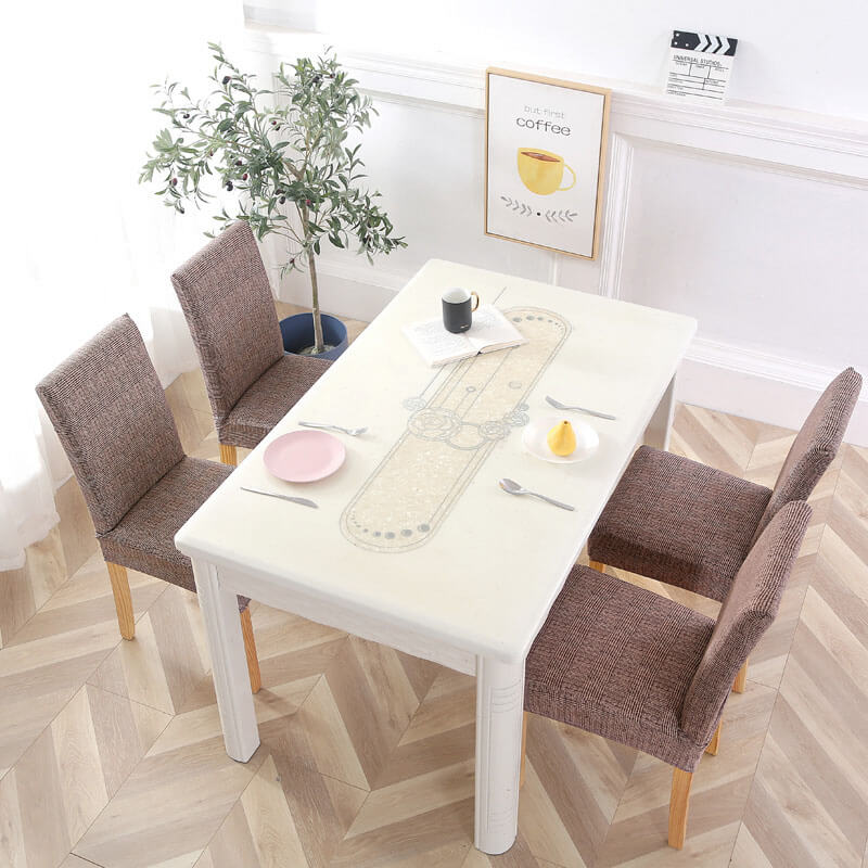 Barna Szövetből Készült Székhuzat