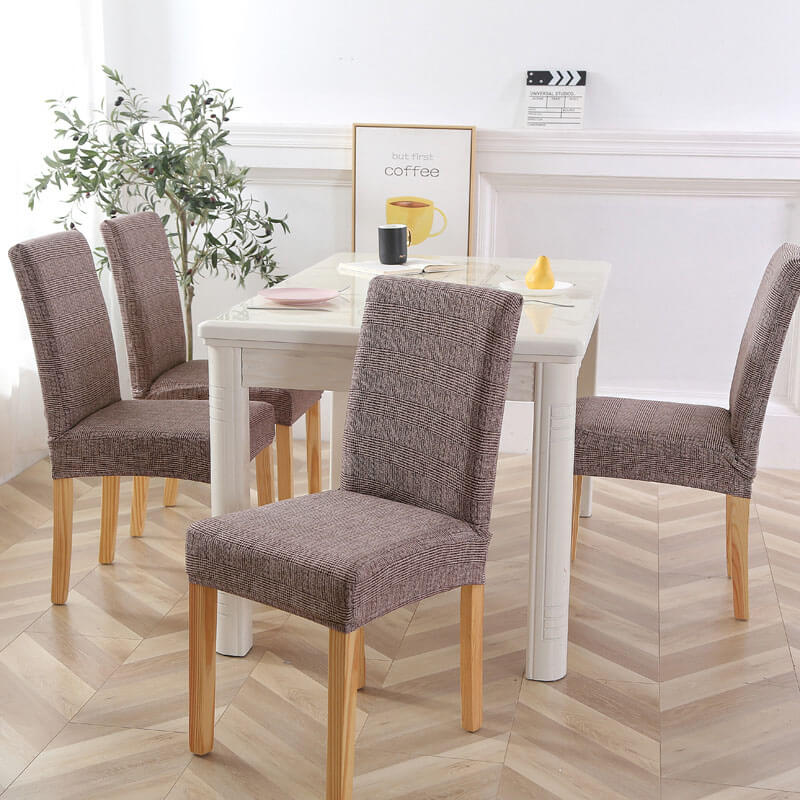 Barna Szövetből Készült Székhuzat