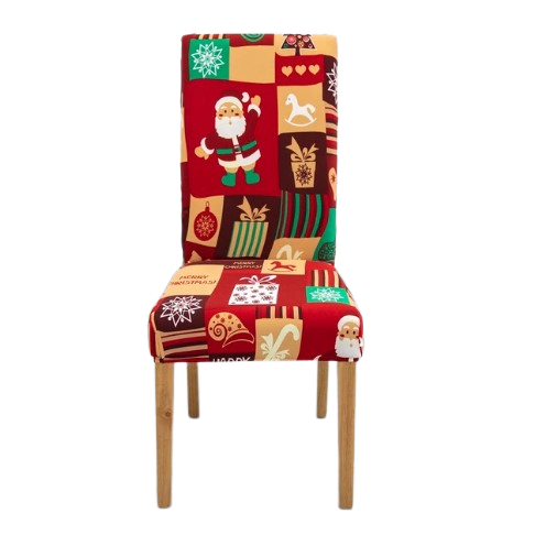 Karácsonyi Dekoratív Székhuzat