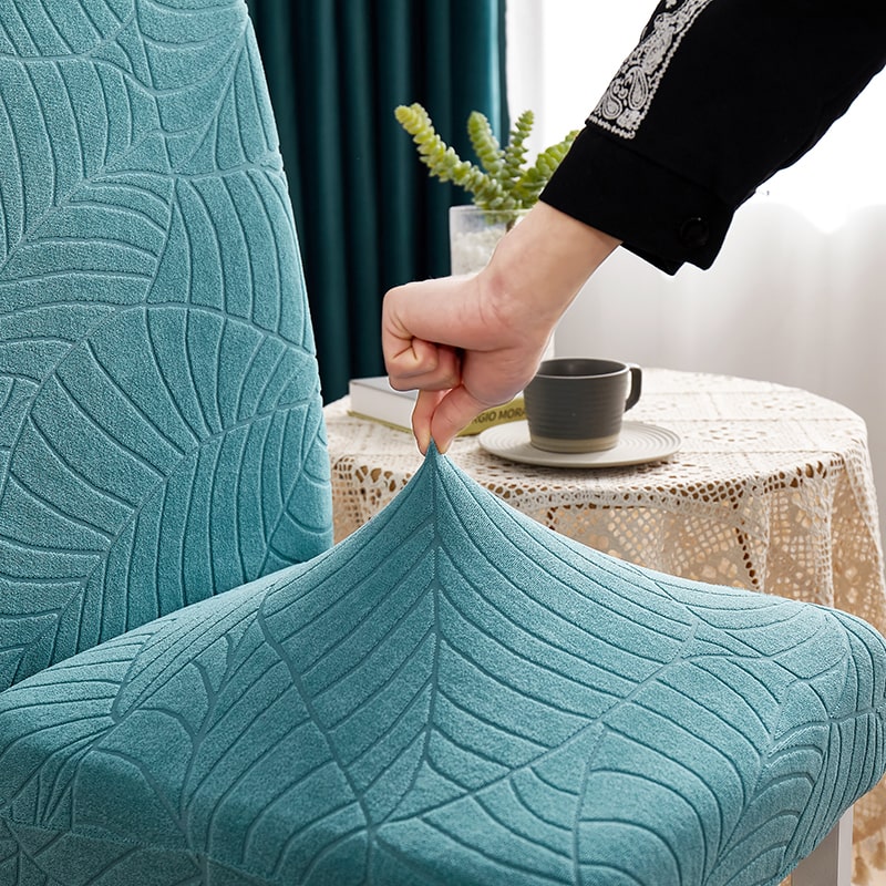 Sky Blue Leaf Vízálló Székhuzat