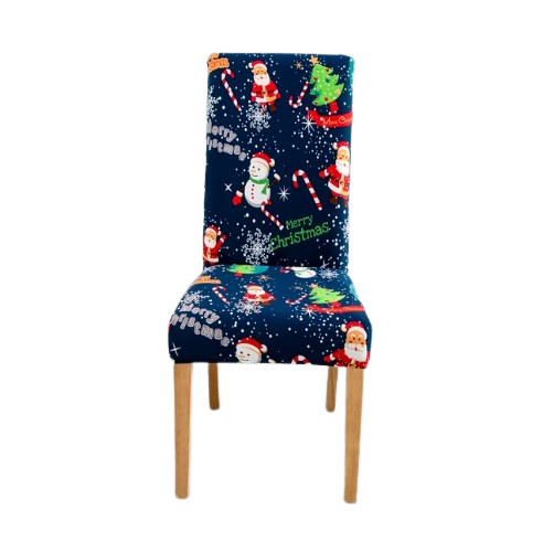 Kék Merry Christmas Székhuzat