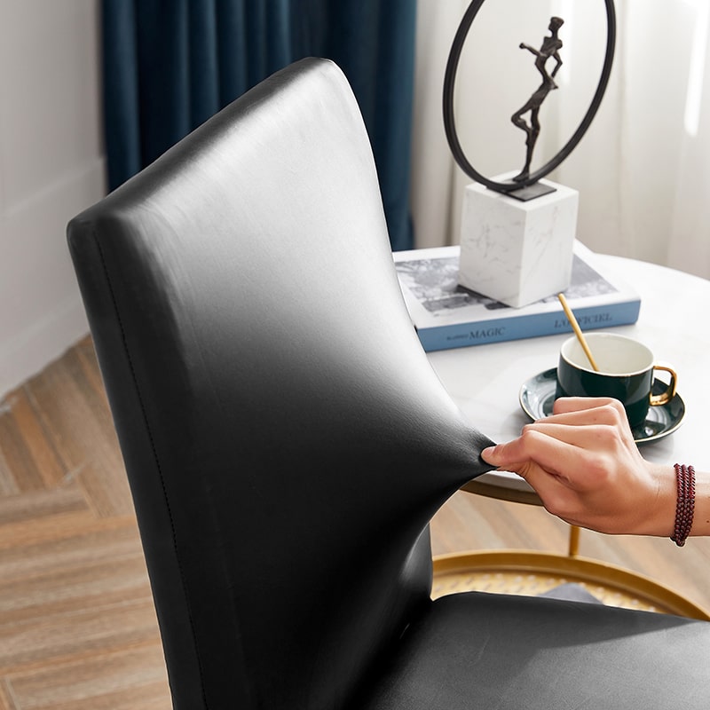 Fekete Műbőr Székhuzat